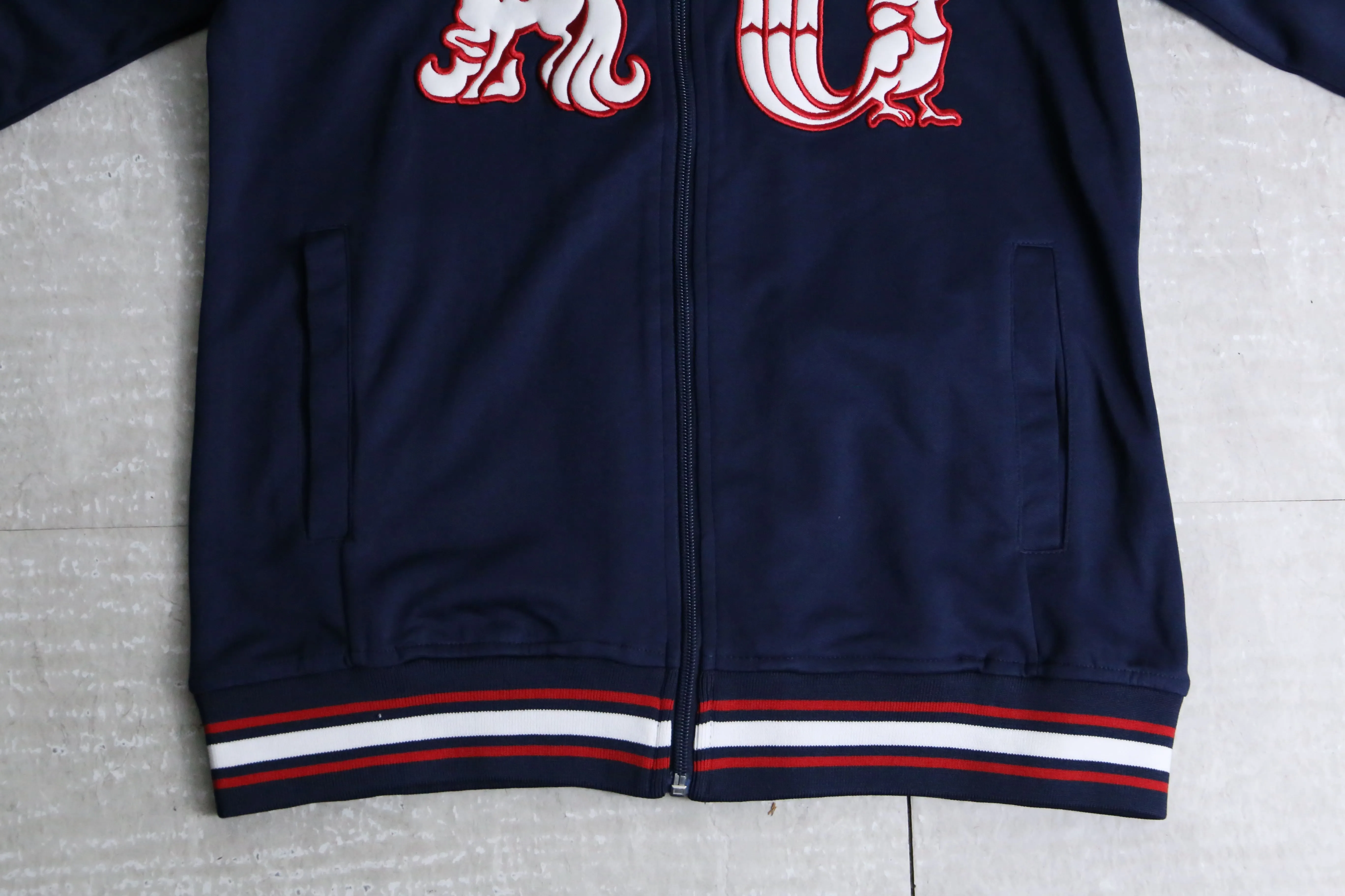 00’s “BOSCO” navy×white track jacket set up