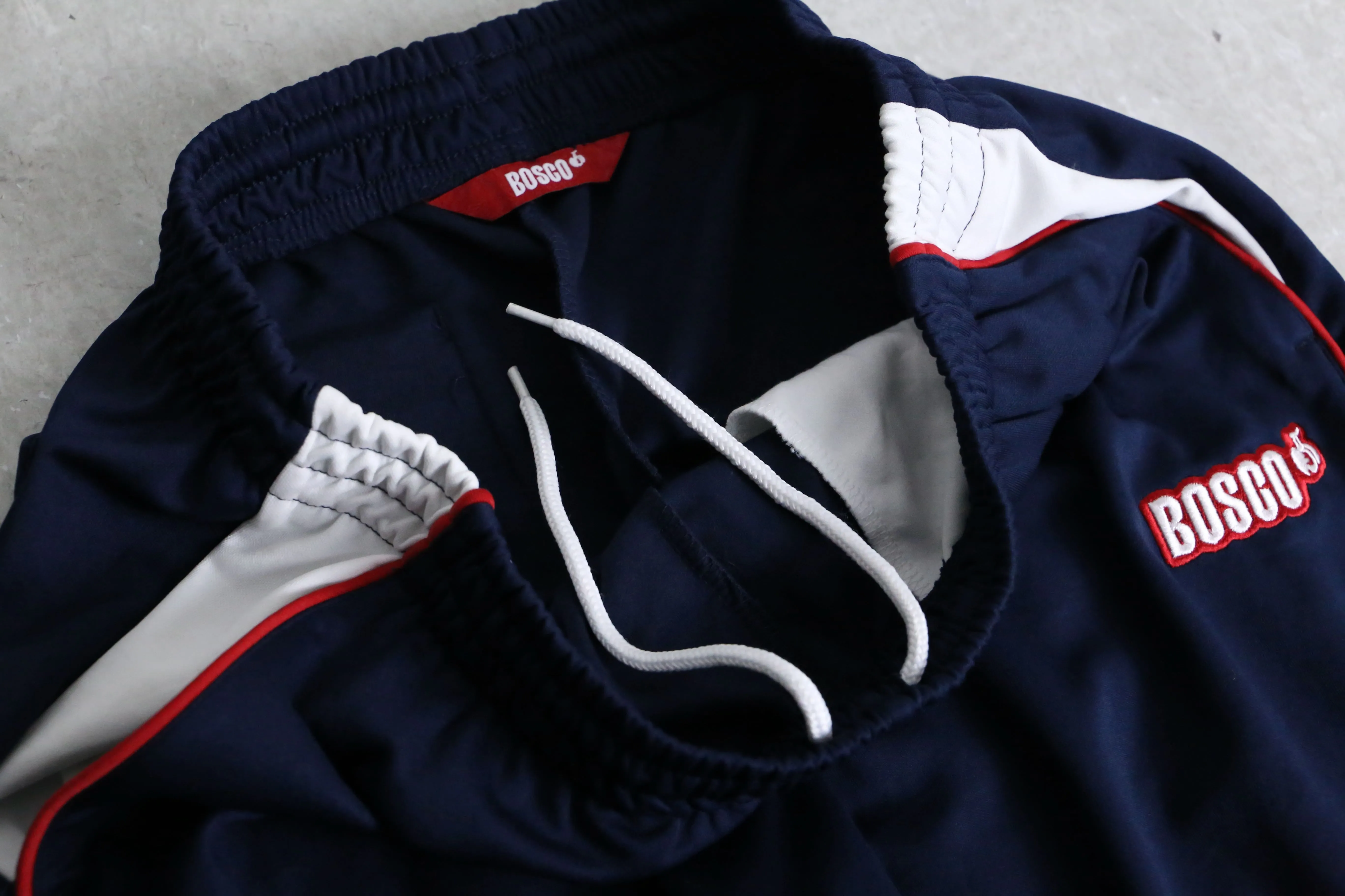 00’s “BOSCO” navy×white track jacket set up