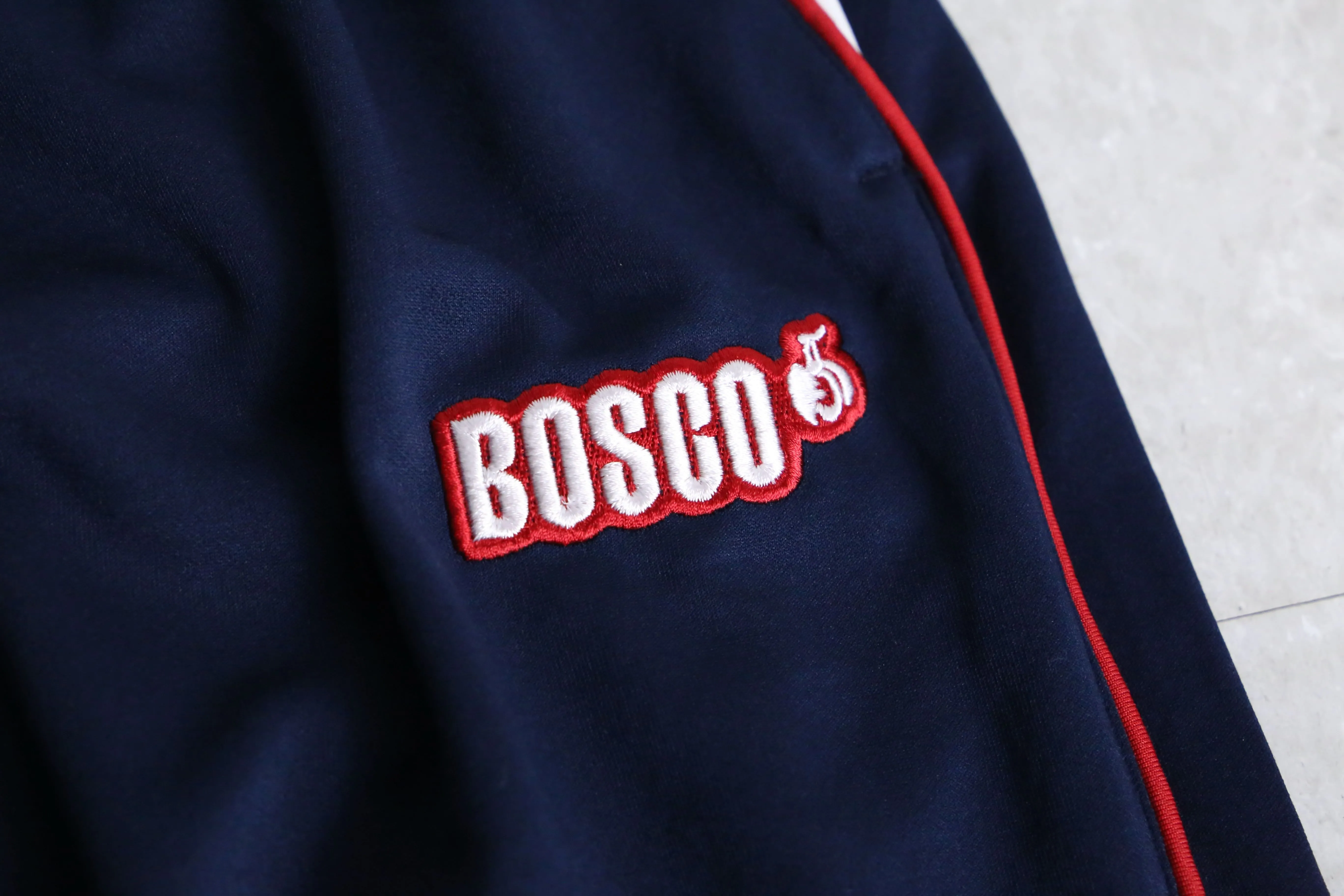 00’s “BOSCO” navy×white track jacket set up