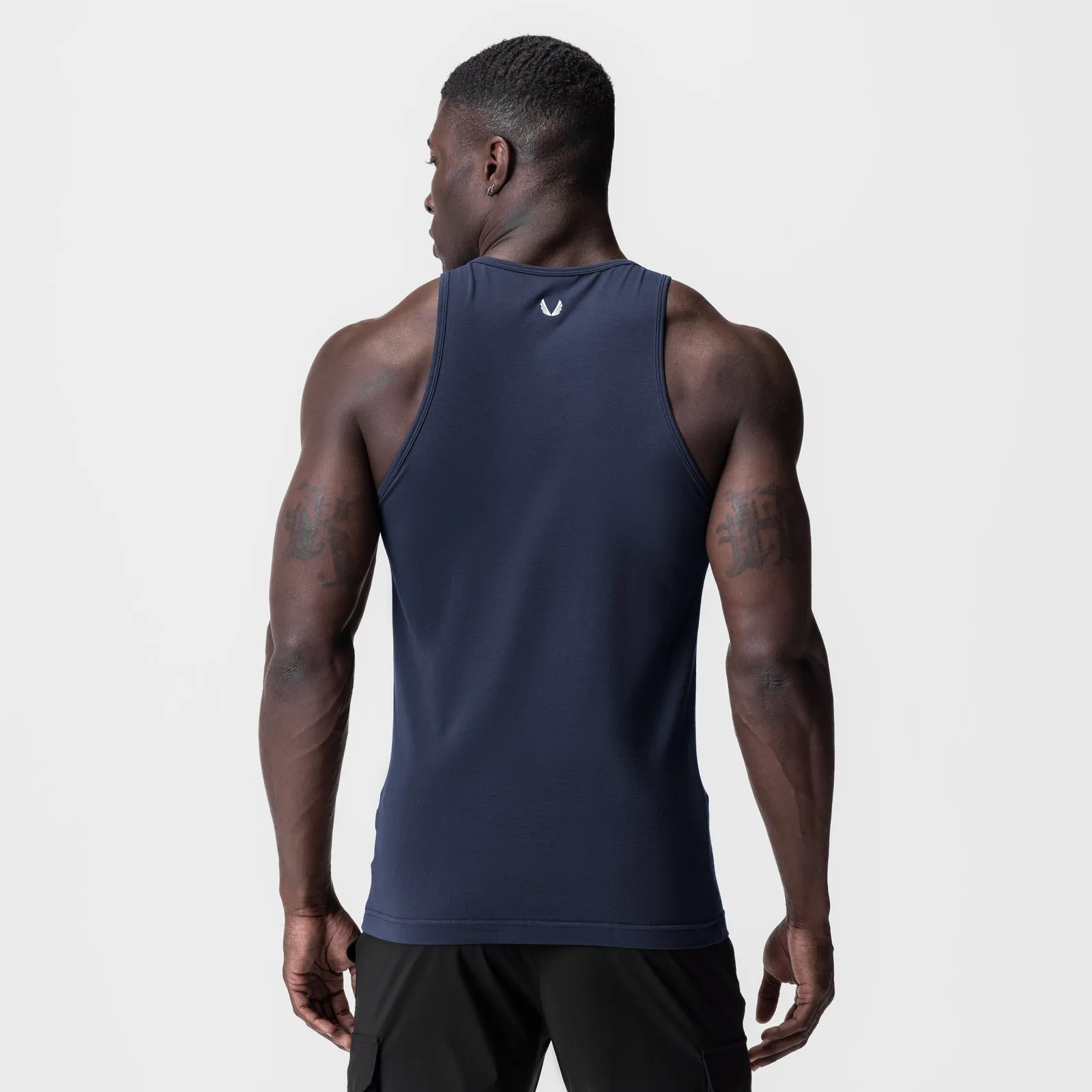 0924. Supima® Essential Slim Tank - Navy