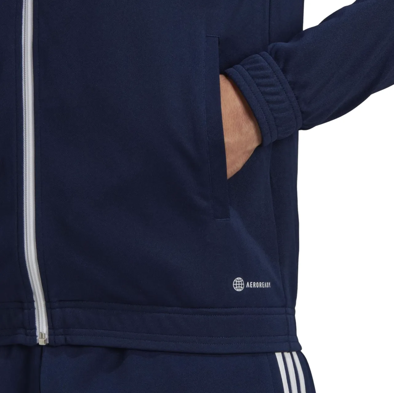 2 x Adidas Mens Entrada 22 Track Top Navy/White Football Jacket