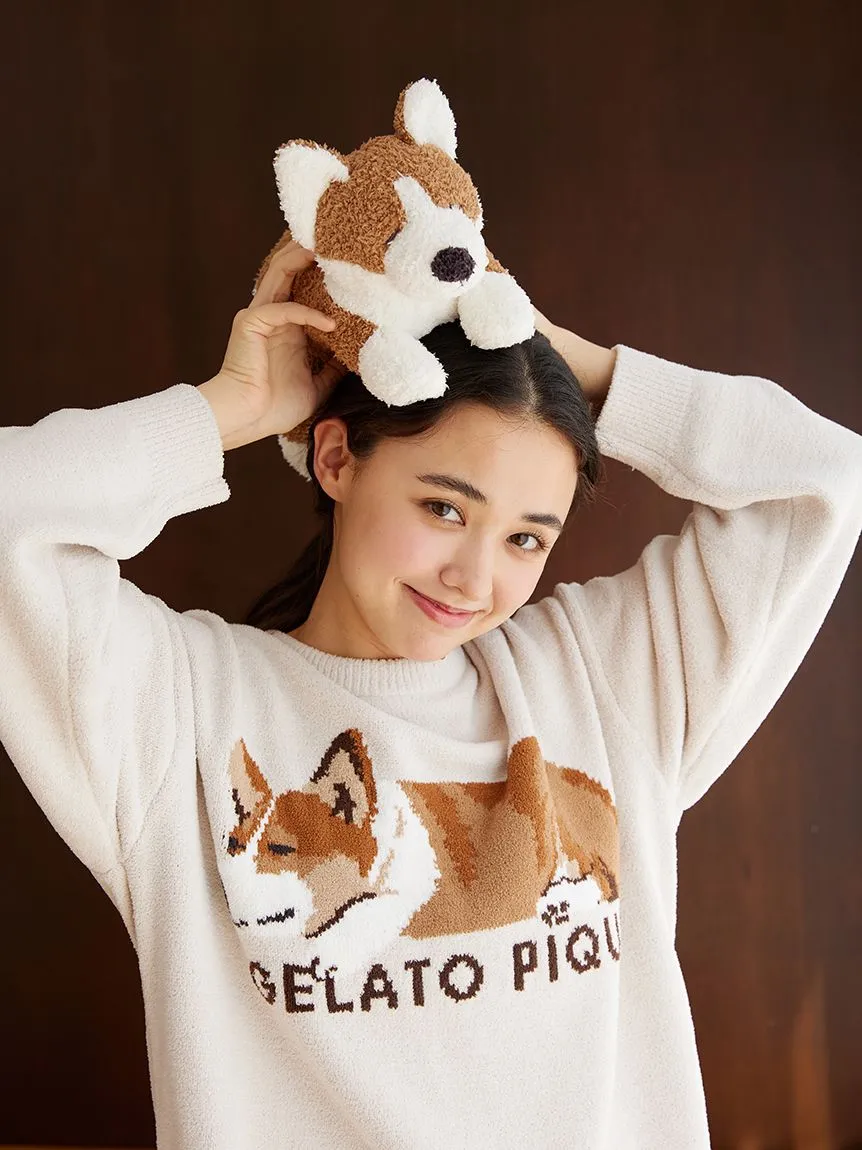 Air Moco SLEEPING DOG Jacquard Pullover & Shorts SET