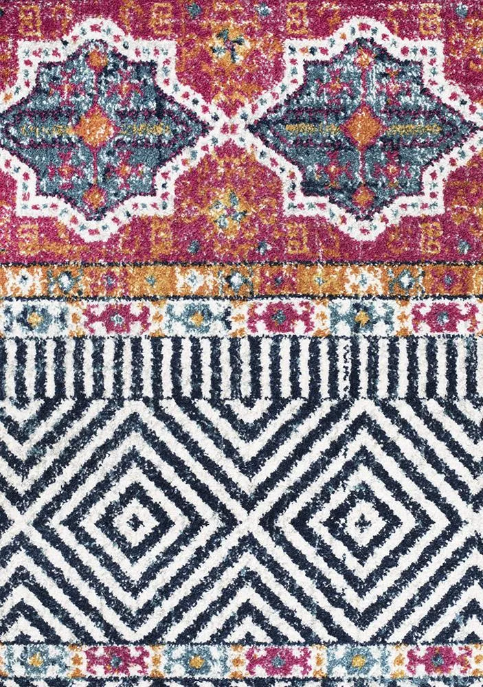 Aladdin Layla Multi Tribal Round Rug