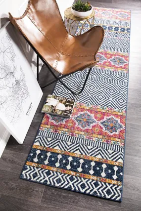 Aladdin Layla Multi Tribal Runner Rug