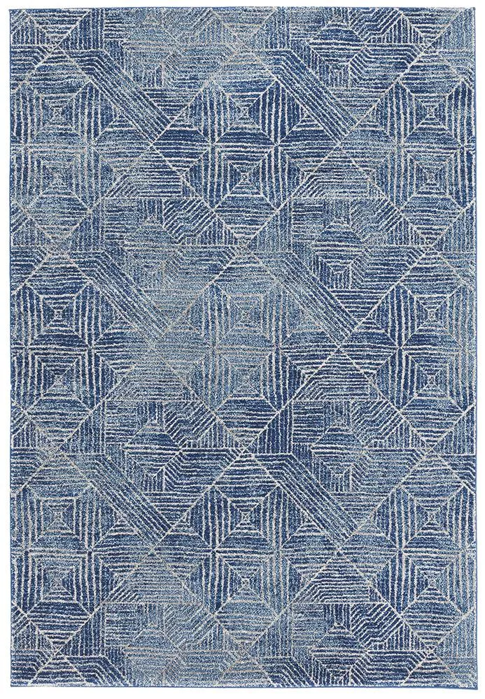 Aladdin Lina Contemporary Navy Rug