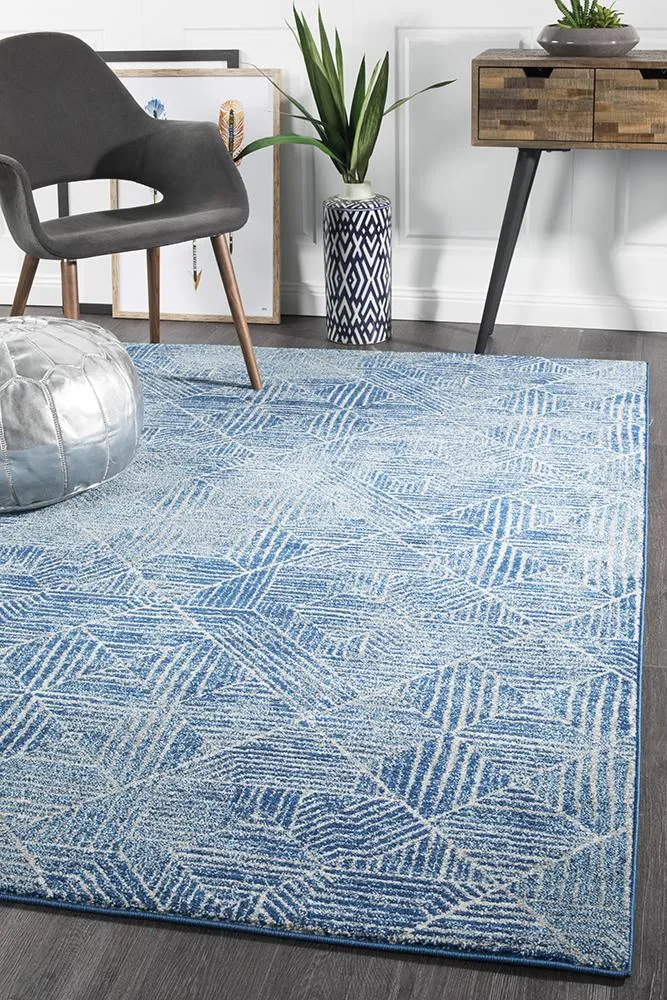 Aladdin Lina Contemporary Navy Rug