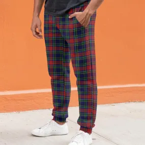 Allison Red Tartan Joggers Pants