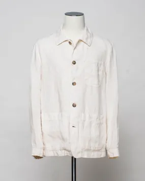 Altea Linen Shirt Jacket / Light Beige