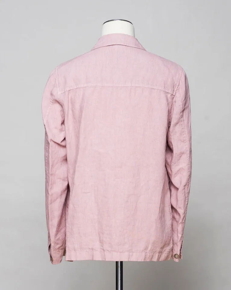 Altea Linen Shirt Jacket / Rosa