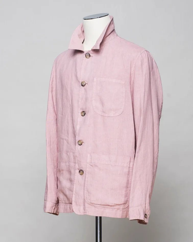 Altea Linen Shirt Jacket / Rosa