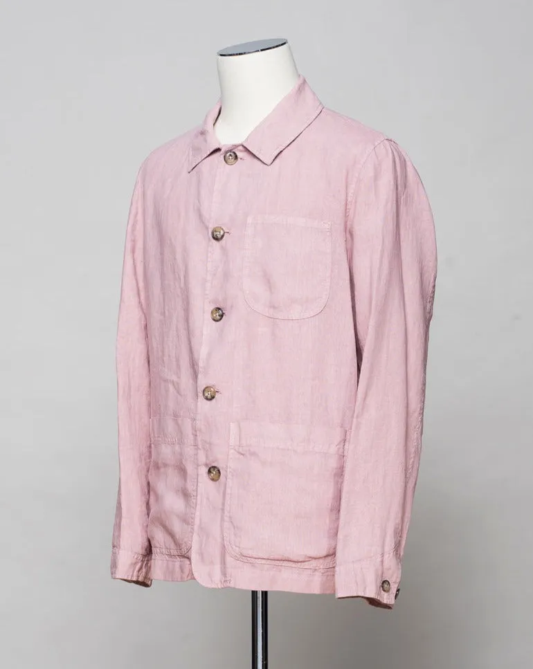 Altea Linen Shirt Jacket / Rosa