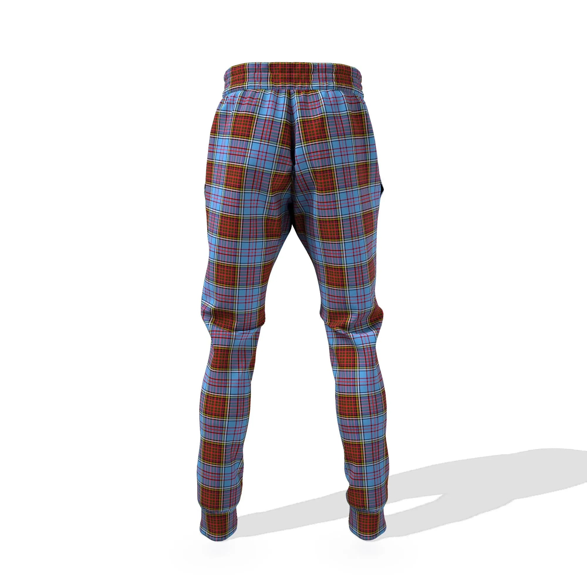 Anderson Modern Tartan Joggers Pants with Family Crest