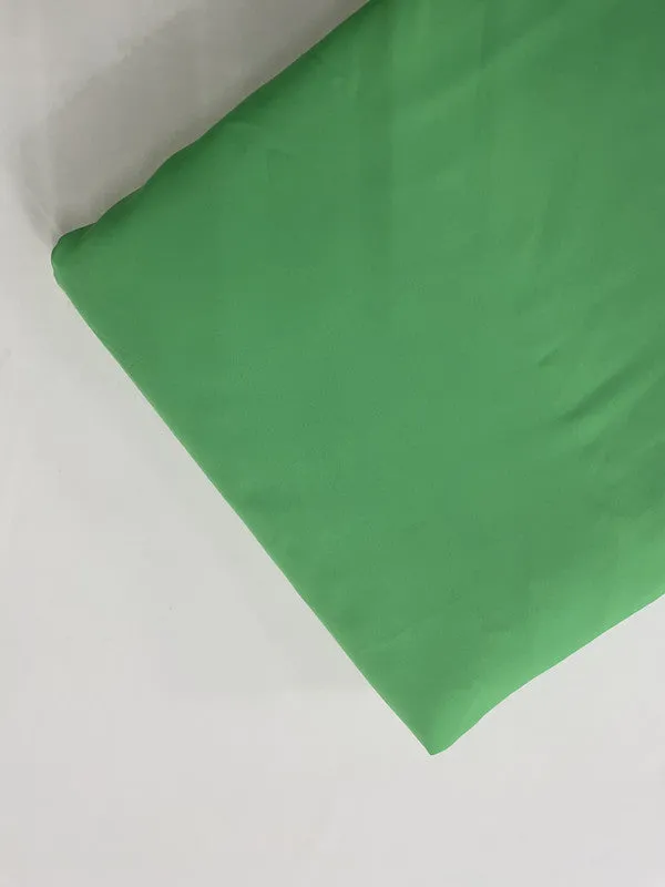 Apple Green Plain Dyed Poly Crepe Fabric (Per Meter - Rs 44 )