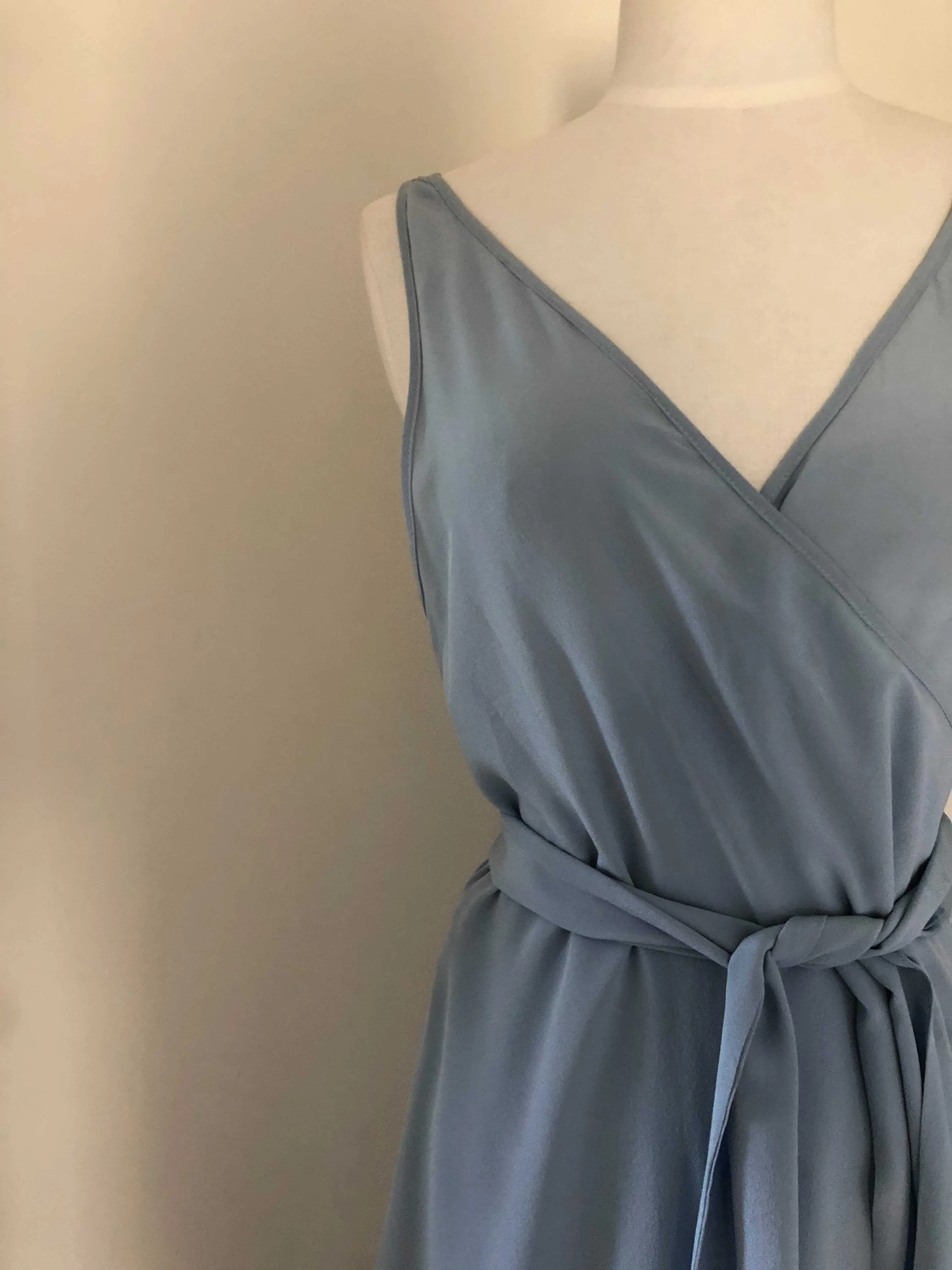 Archive - Nordic Wrap Dress, powder blue