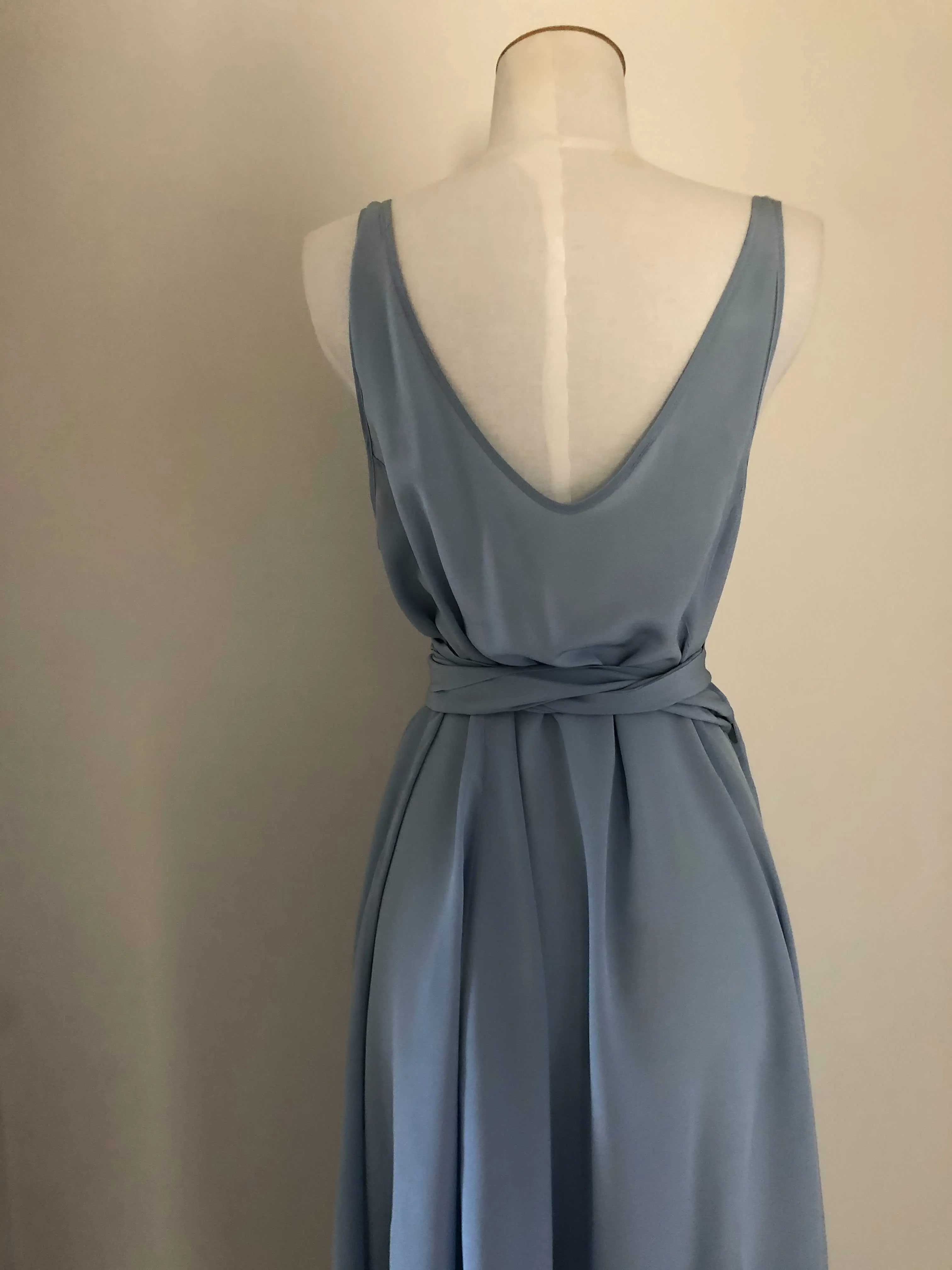 Archive - Nordic Wrap Dress, powder blue