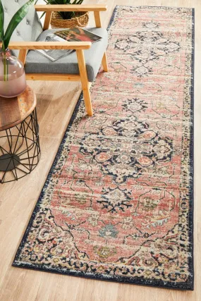 Artin Power Loomed Brick Runner Rug