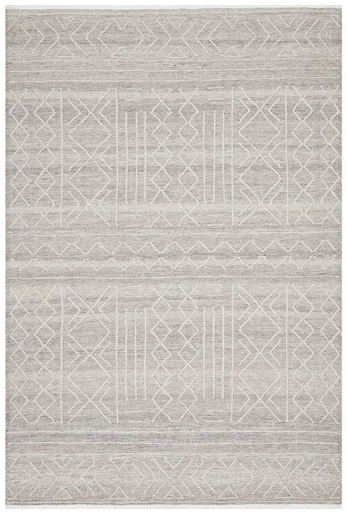 Arya Stitch Woven Rug Natural