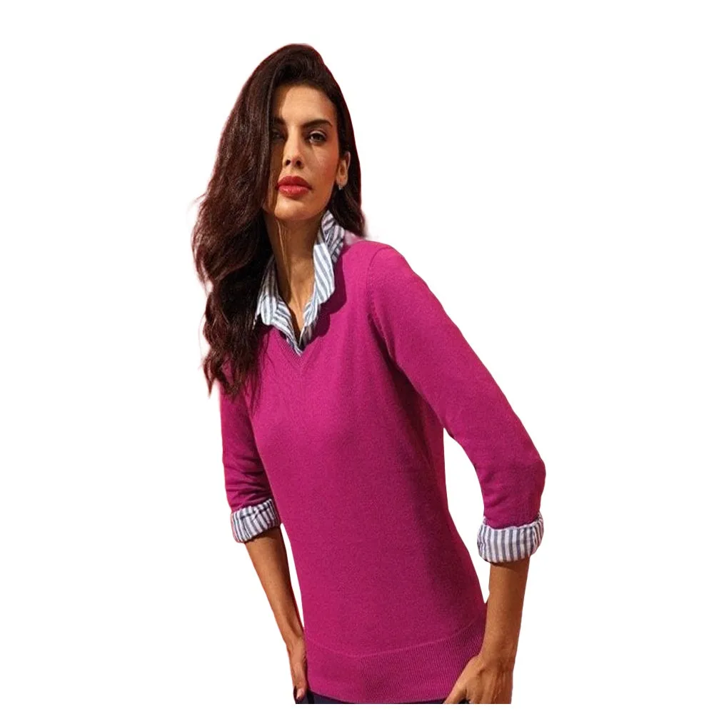 Asquith And Fox Womens/Ladies V-Neck Sweater