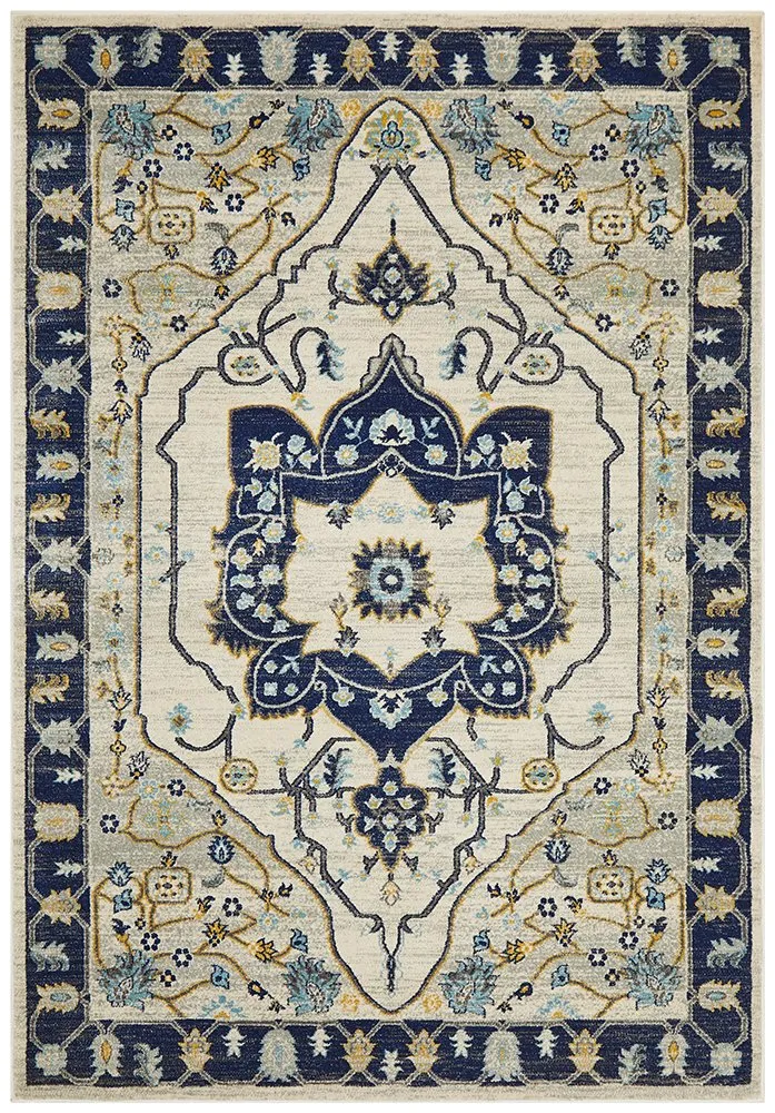 Babylon 201 Rug (Navy) by Rug Culture