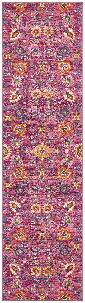 Babylon 210 Fuchsia  Runner Rug