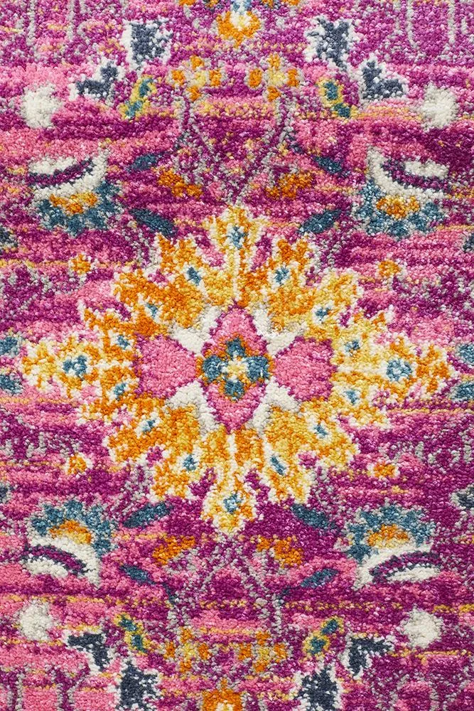 Babylon 210 Fuchsia  Runner Rug