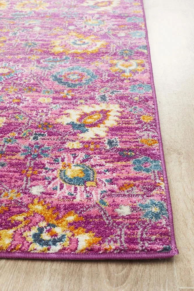 Babylon 210 Fuchsia  Runner Rug