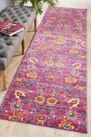 Babylon 210 Fuchsia  Runner Rug