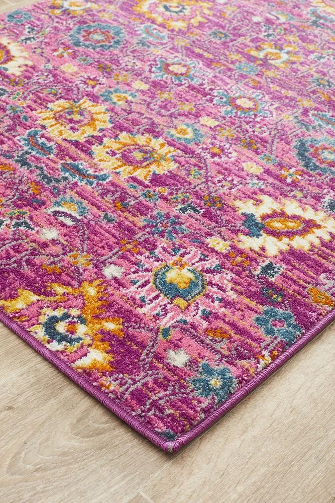 Babylon 210 Fuchsia  Runner Rug