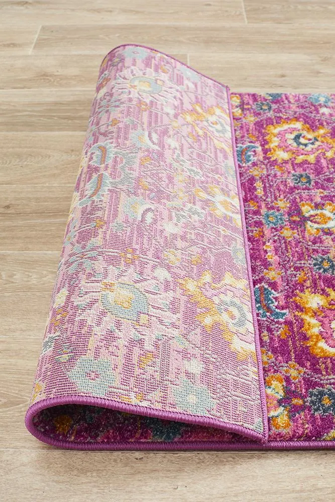 Babylon 210 Fuchsia  Runner Rug