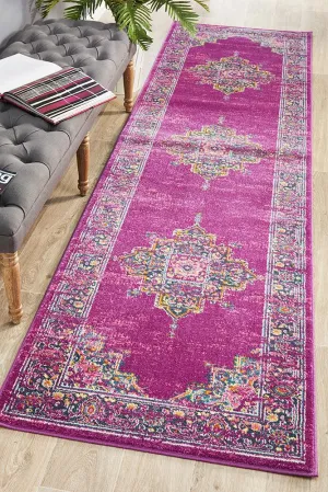 Babylon 211 Fuchsia  Runner Rug