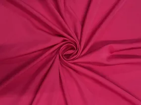 Barbie Pink Plain Dyed Poly Crepe Fabric (Per Meter - Rs 44 )