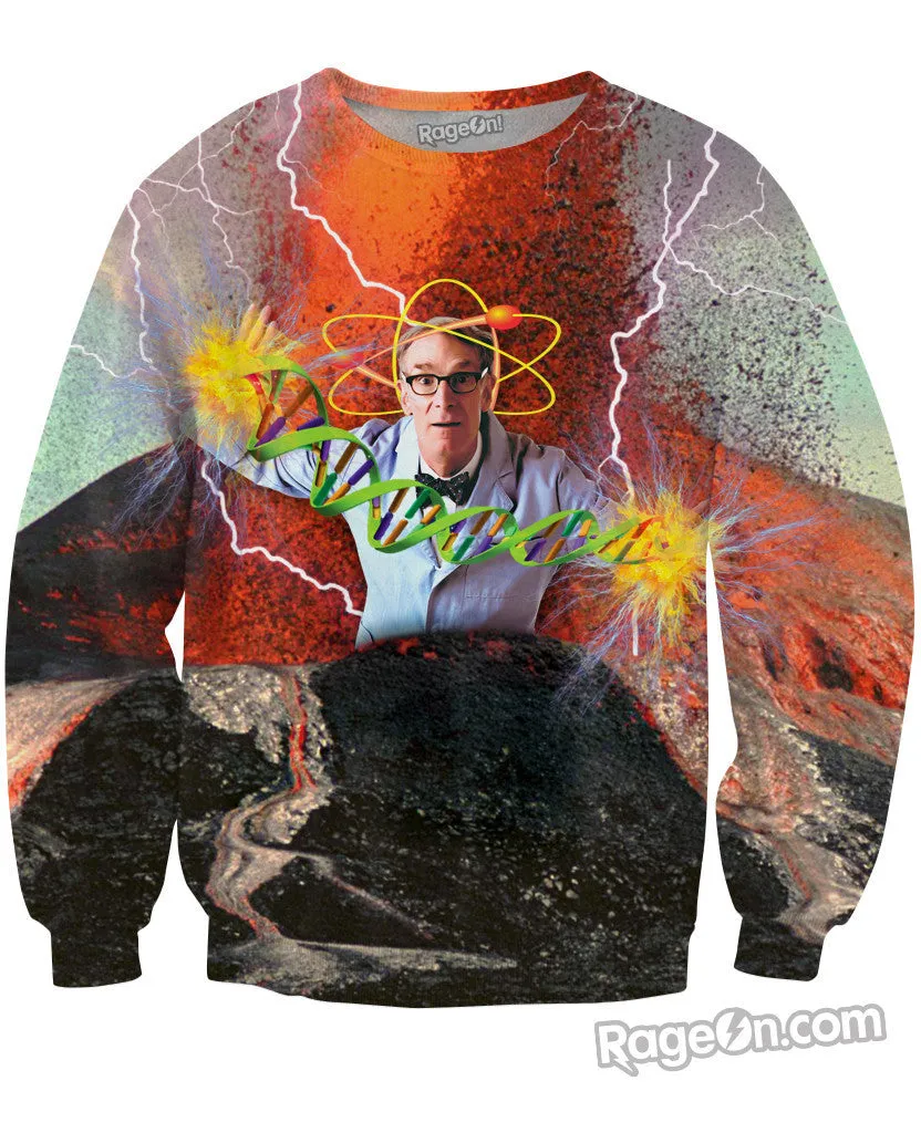 Bill Nye the Science Guy Crewneck Sweatshirt