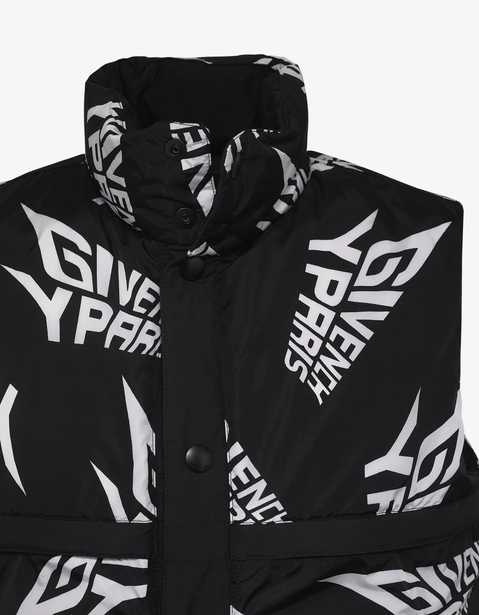 Black Logo Reversible Gilet