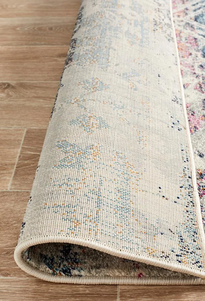 Boho Vintage Erika Blue Runner