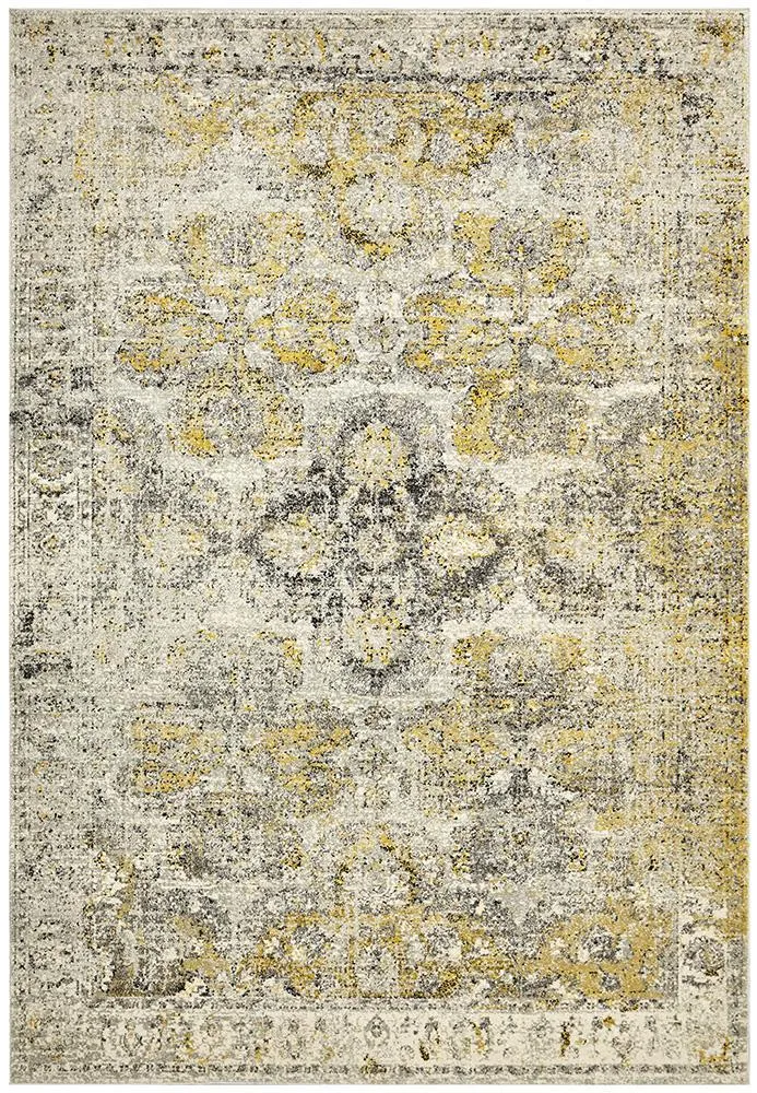 Boho Vintage Lexi Silver Rug