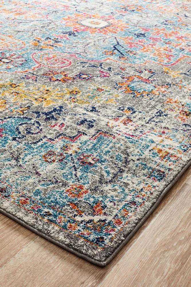 Boho Vintage Sophia Multi Coloured Rug