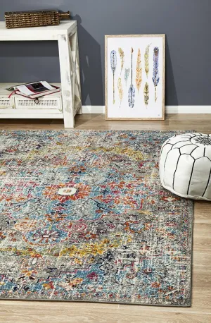 Boho Vintage Sophia Multi Coloured Rug