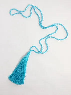 Bolenat Crystal Tassel Necklace