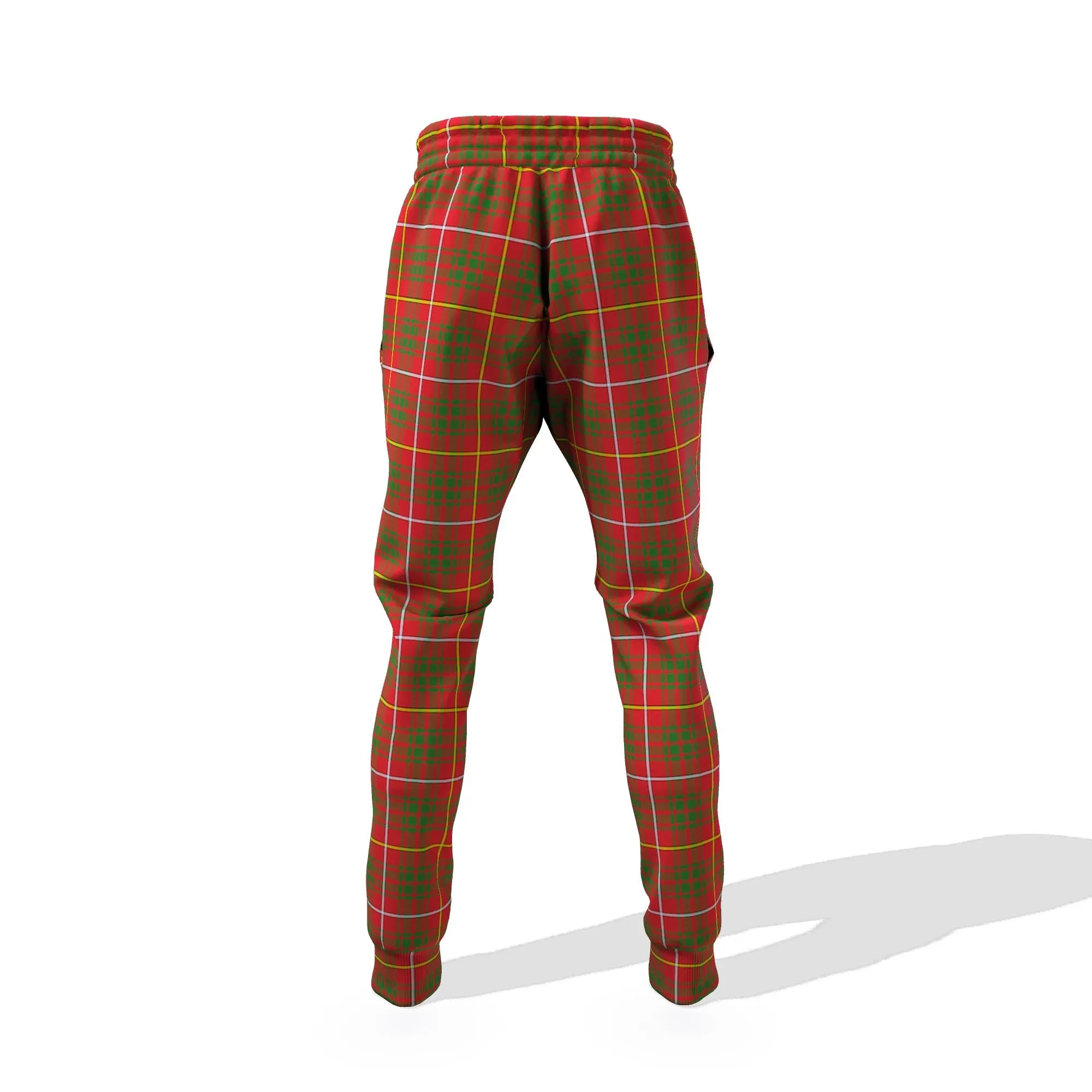 Bruce Modern Tartan Joggers Pants with Family Crest