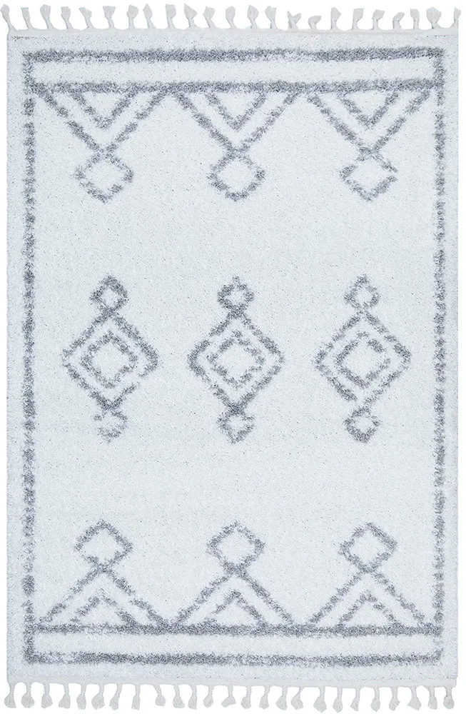 Casablanca Temara White Rug