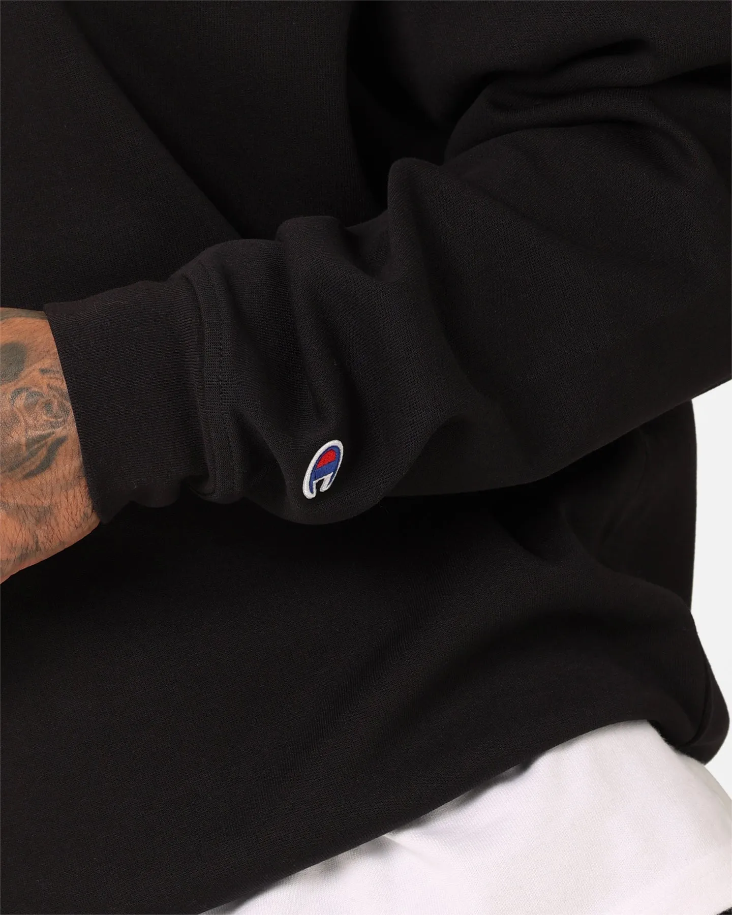 Champion Rochester Tech Crewneck Black