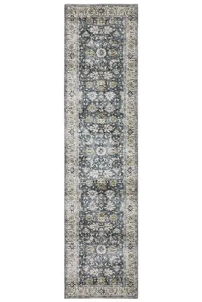 Charleston CHA08 Charcoal/Gold Rug