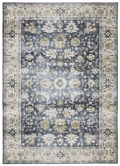 Charleston CHA08 Charcoal/Gold Rug