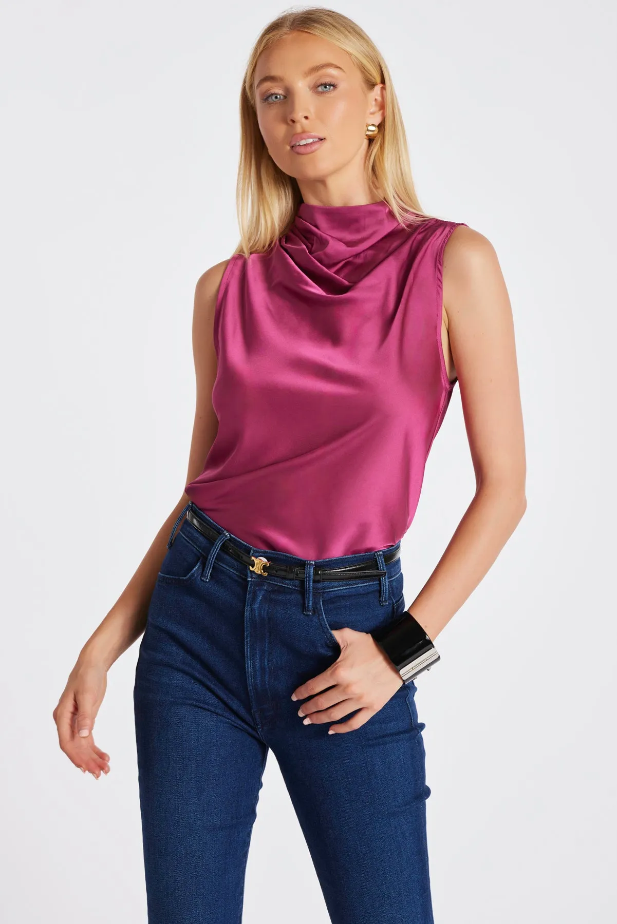 Claude Cowl Neck Top