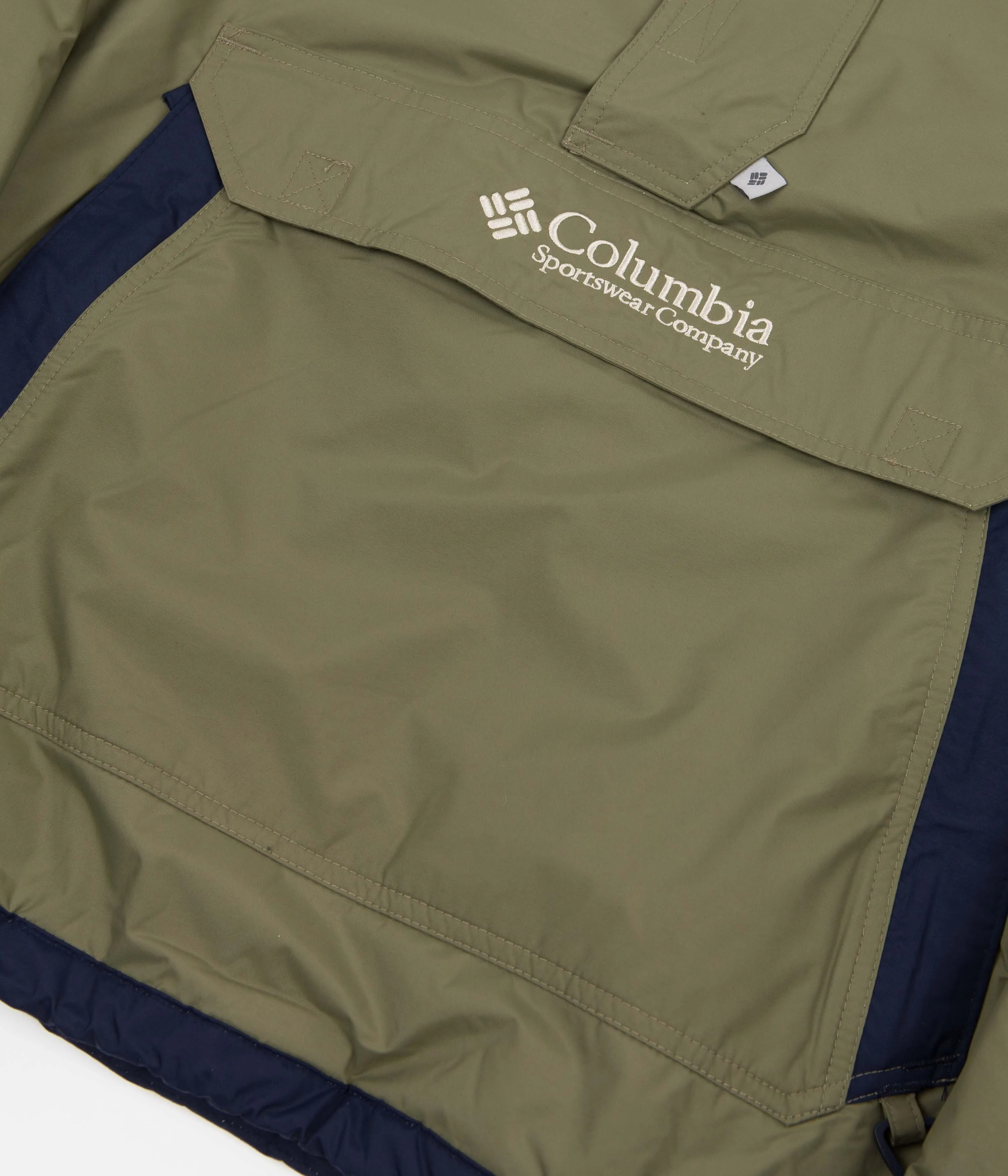 Columbia Challenger Pullover Jacket - Stone Green / Collegiate Navy