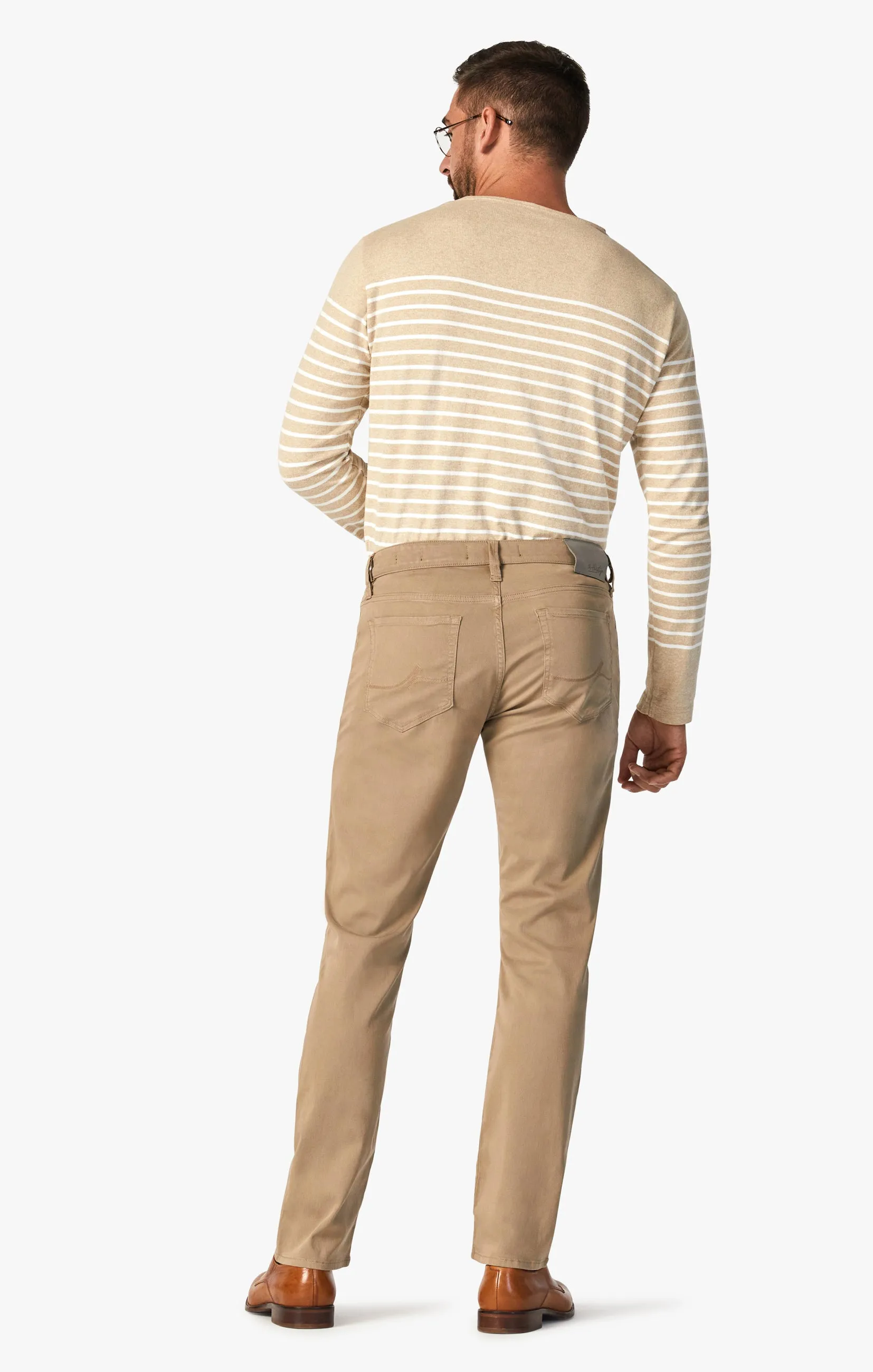 Courage Straight Leg Pants In Roasted Cashew Twill