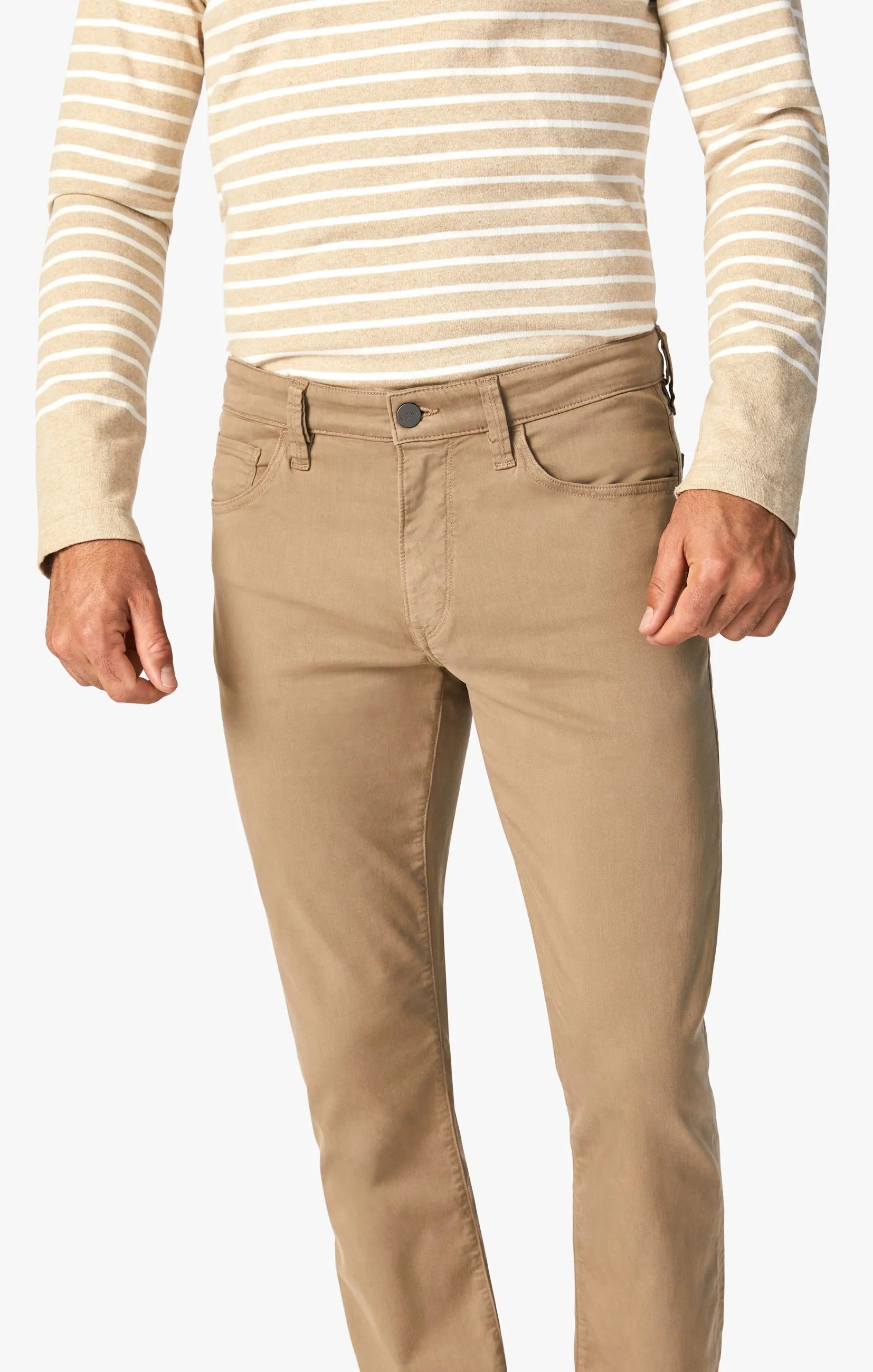 Courage Straight Leg Pants In Roasted Cashew Twill