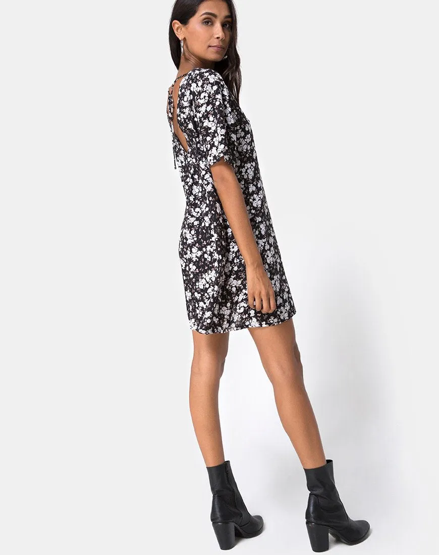 Crosena Swing Dress in Dark Wild Flower