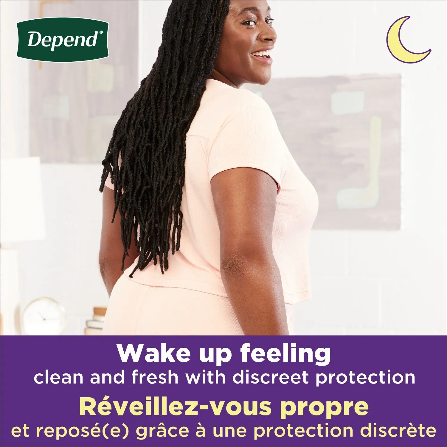 Depend Night Defense Incontinence Underwear for Women, Overnight