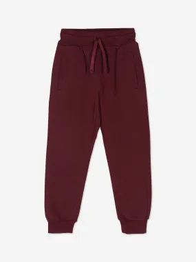 Dolce & Gabbana Boys Logo Joggers in Red